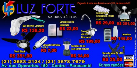 Luz Forte Material Elétrico